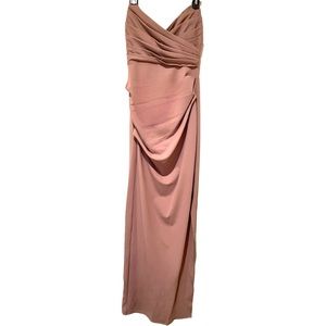 Mauve color gown